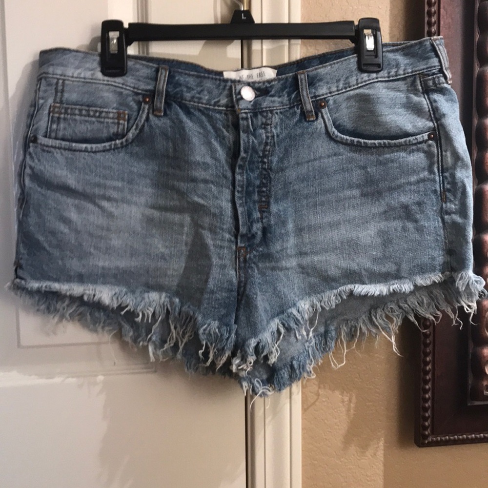 Free People Denim shorts